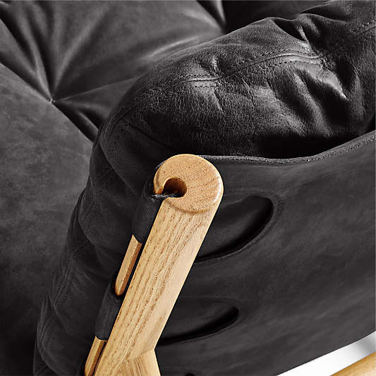 Henning Leather Accent Chair