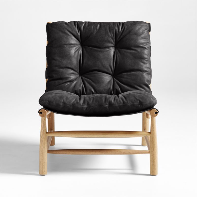 Henning Leather Accent Chair - image 2 of 6