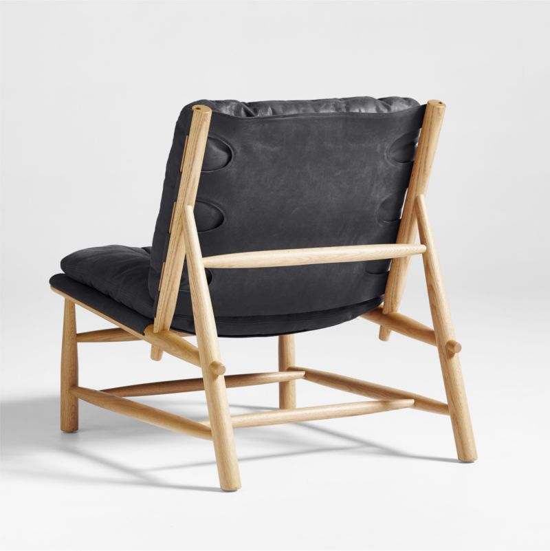 Henning Leather Accent Chair - image 4 of 6