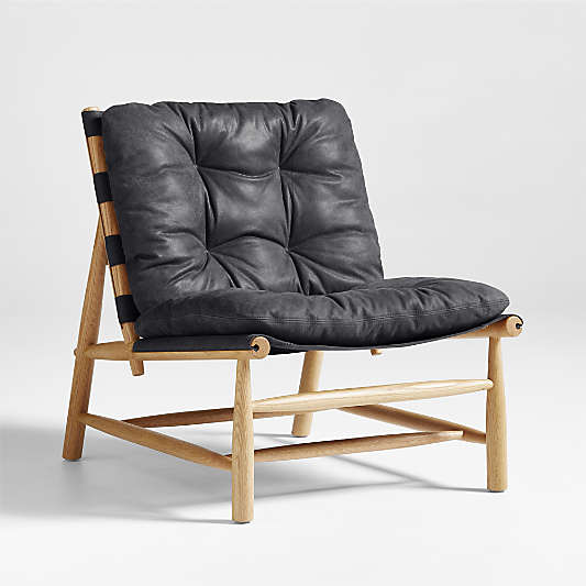Henning Leather Accent Chair