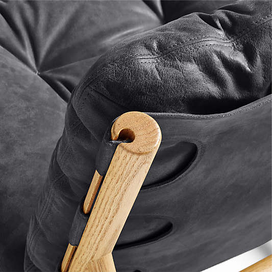 Henning Leather Accent Chair