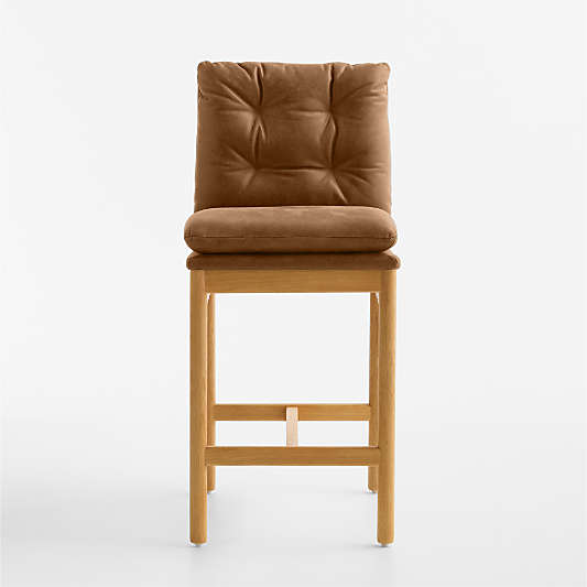 Henning Leather Counter Stool