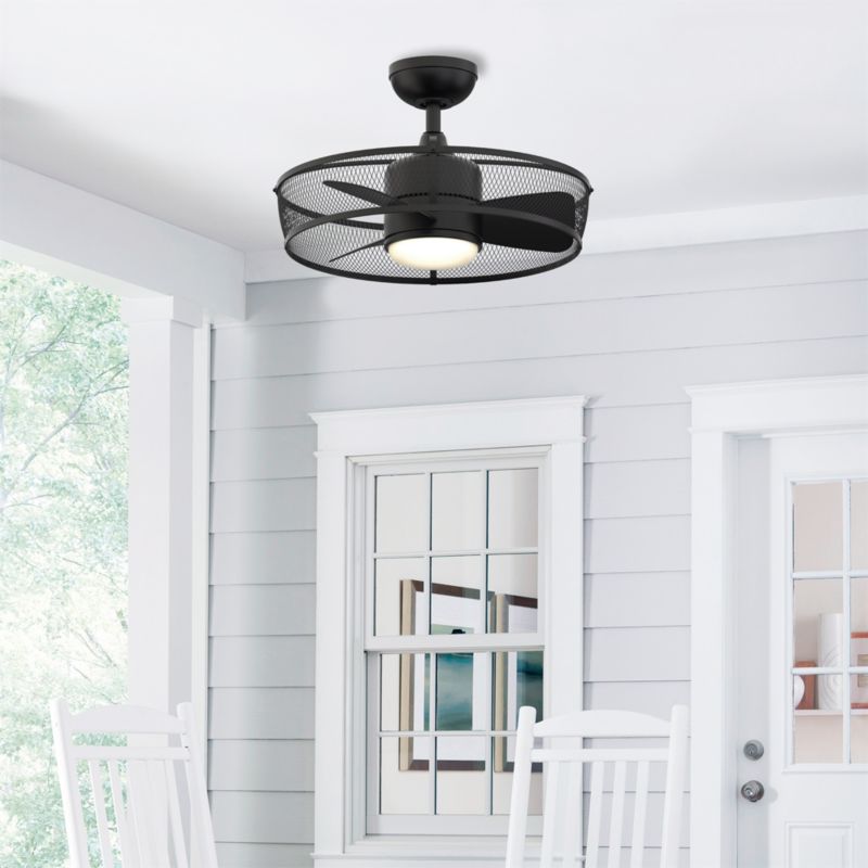 Fanimation Henry 20 Black Indoor/Outdoor Ceiling Fan - image 1 of 6