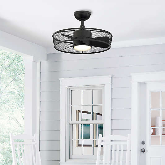 Fanimation Henry 20 Black Indoor/Outdoor Ceiling Fan