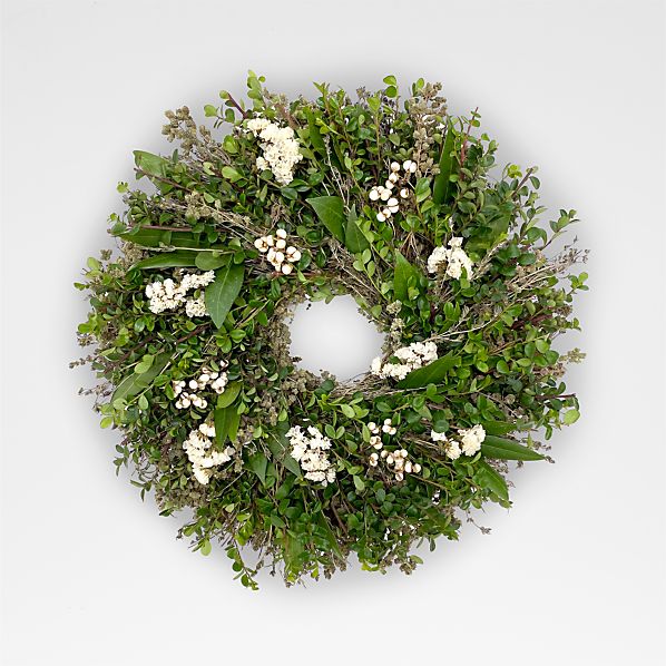 1 artificial wreath leaves branches Garland Welcome sign door wreath wall wreath