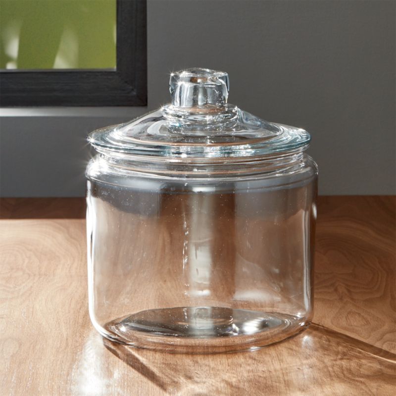 Heritage Hill 128-Oz. Large Glass Jar with Lid + Reviews