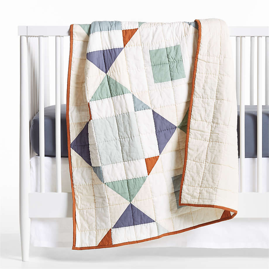 Naturally Comfortable Organic Cotton Batting Quilt for Baby