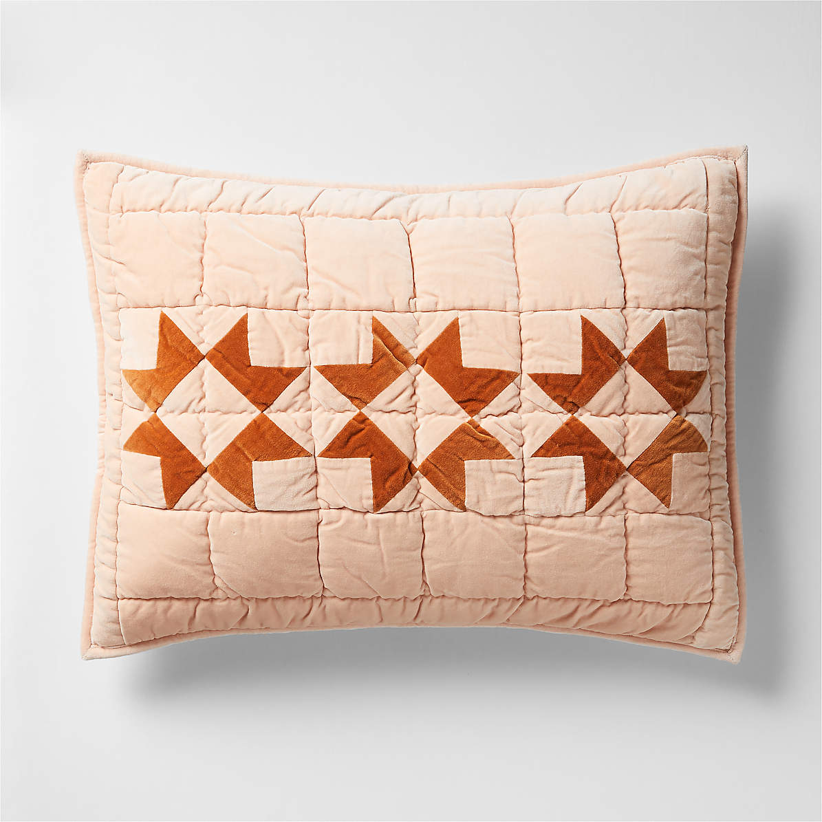 Pink velvet deals euro sham