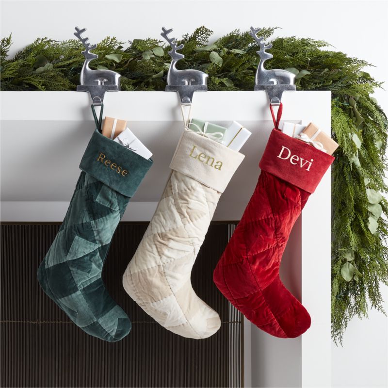 Velvet Heritage Ivory Christmas Stocking - image 7 of 8