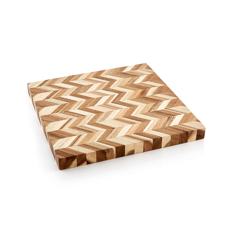 Crate&Barrel Herringbone Cutting Board Yorkdale Mall