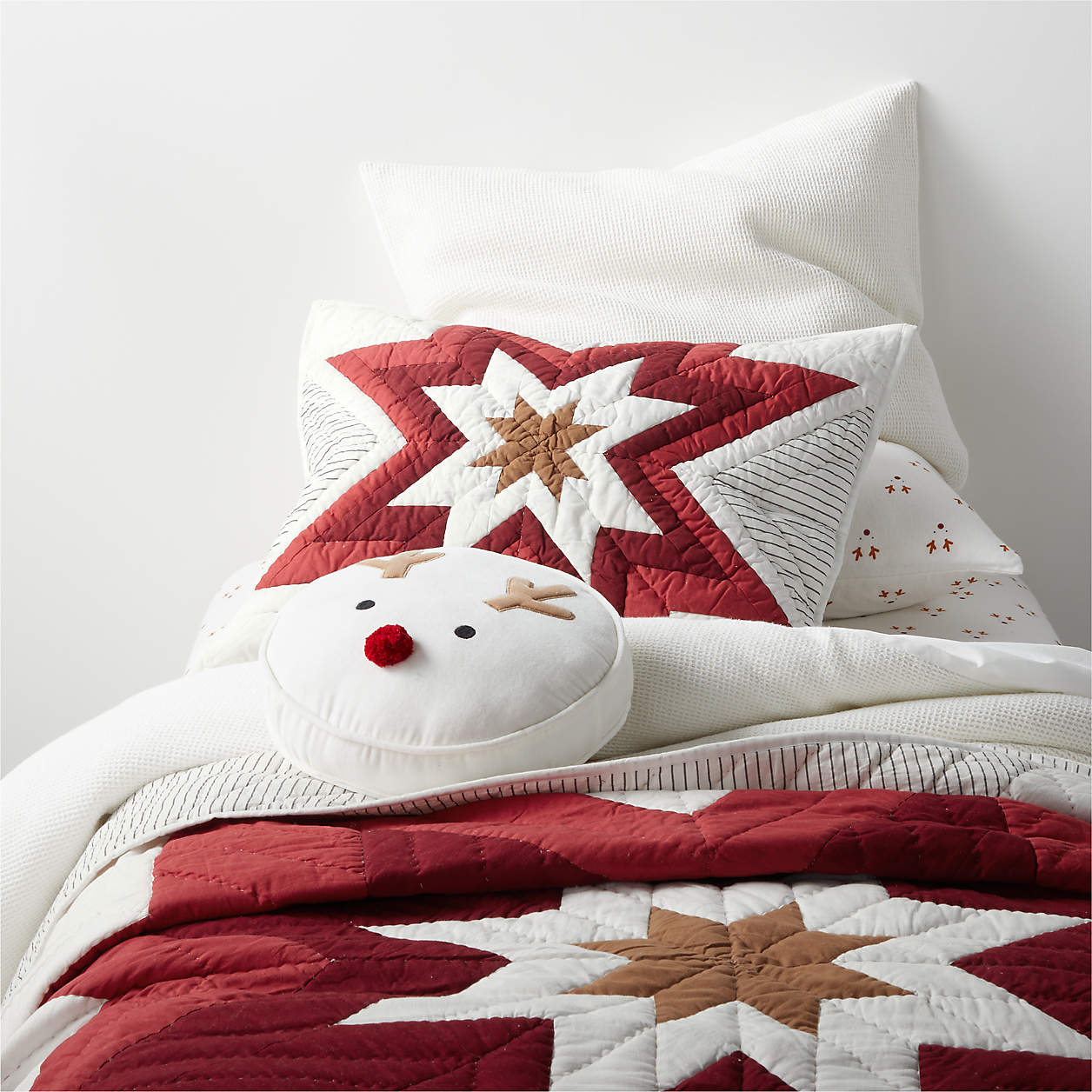 Heritage Kids Organic Twin Star Quilt Crate & Kids