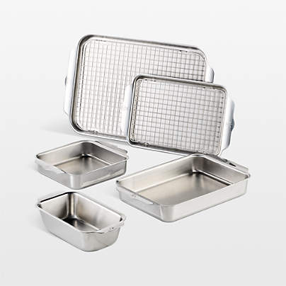 Hestan 7-Piece Ovenbond Stainless Steel Baking Set
