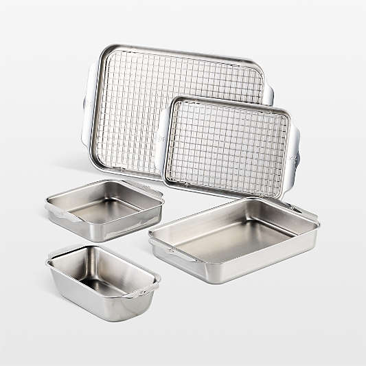 Hestan 7-Piece Ovenbond Stainless Steel Baking Set