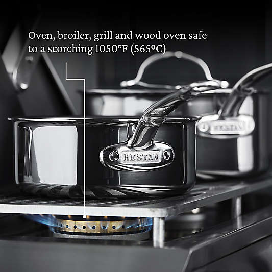 Hestan NanoBond Stainless Steel 1.5-Qt. Saucepan with Lid