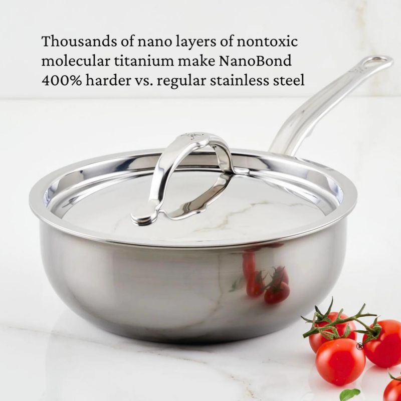 Hestan NanoBond 2-Qt. Saucier with Lid - image 4 of 9