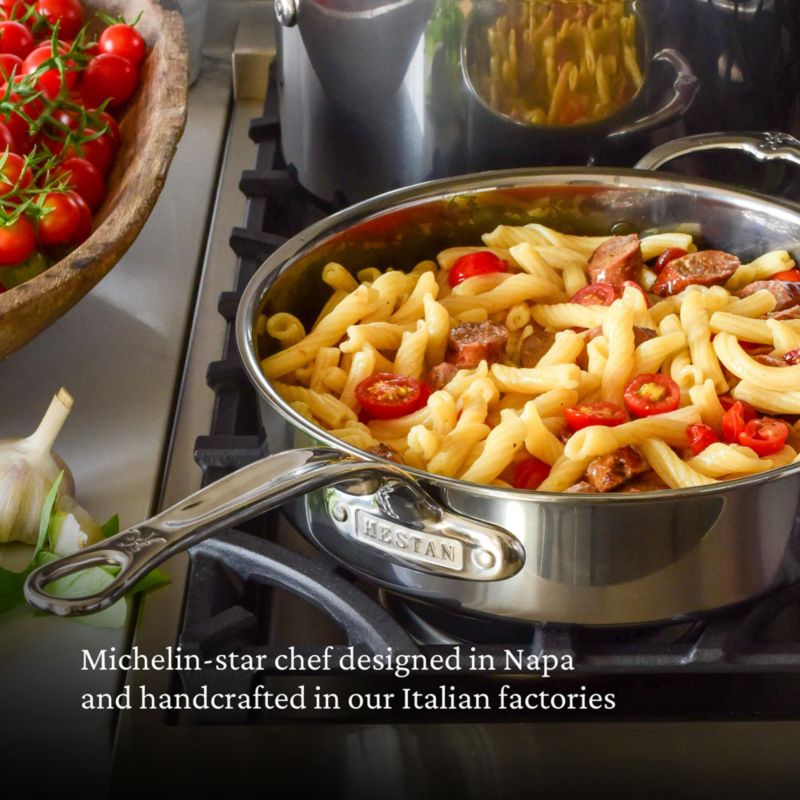 Hestan NanoBond 3.5-Qt. Saute Pan with Lid - image 2 of 9