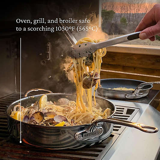 Hestan NanoBond 3.5-Qt. Saute Pan with Lid