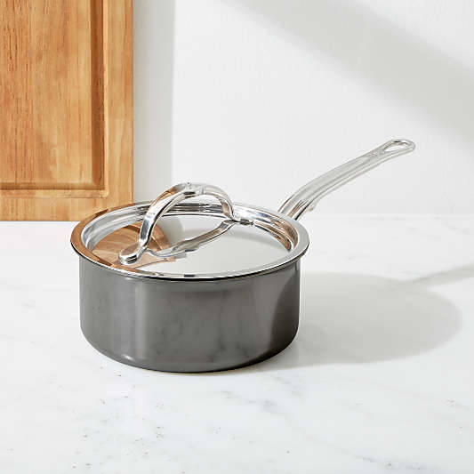 Hestan NanoBond Stainless Steel 1.5-Quart Saucepan with Lid