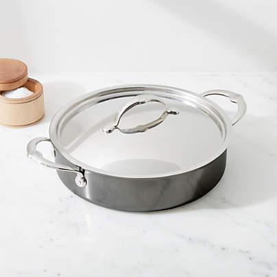 Hestan NanoBond Stainless Steel 3.5-Quart Covered Sauteuse