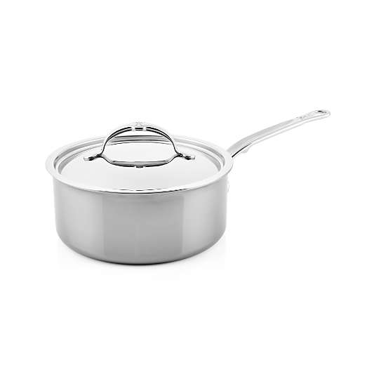 Hestan NanoBond Stainless Steel 3-Qt. Saucepan with Lid