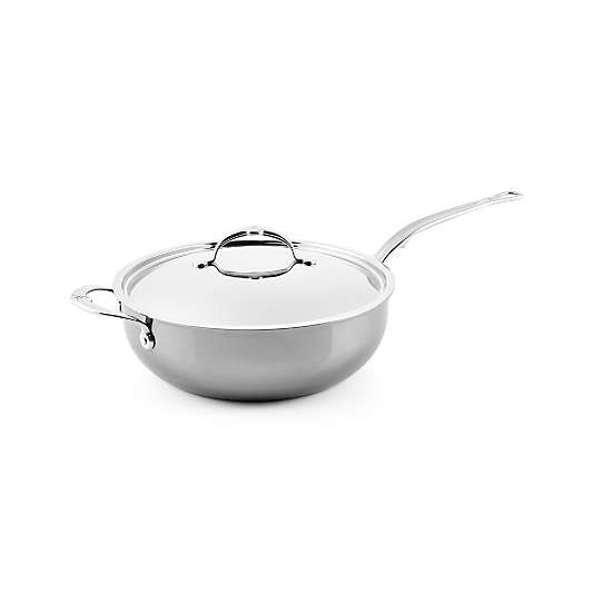 Hestan NanoBond Stainless Steel 5-Quart Essential Pan with Helper Handle