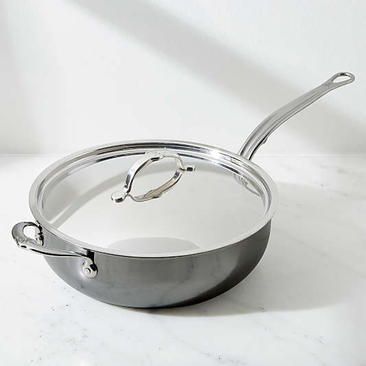 Hestan NanoBond Stainless Steel 5-Quart Essential Pan with Helper Handle