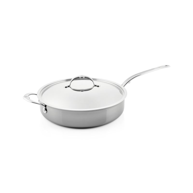 Hestan NanoBond Stainless Steel 5-Quart Sauté Pan with Helper Handle - image 1 of 2