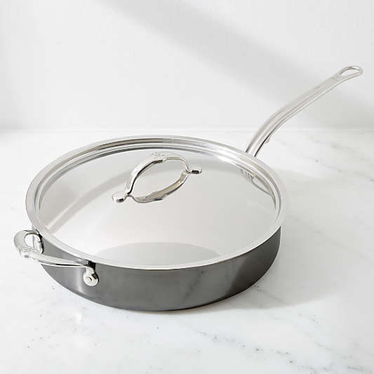 Hestan NanoBond Stainless Steel 5-Quart Sauté Pan with Helper Handle