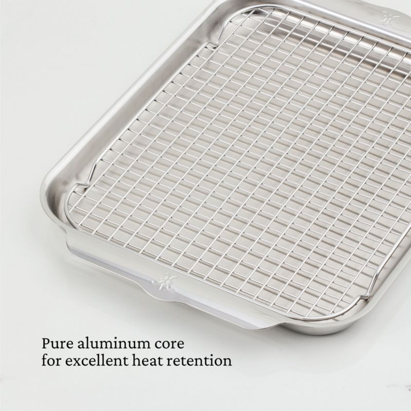 Hestan OvenBond 2-Piece Medium Sheet Pan + Cooling Rack Set - image 3 of 5