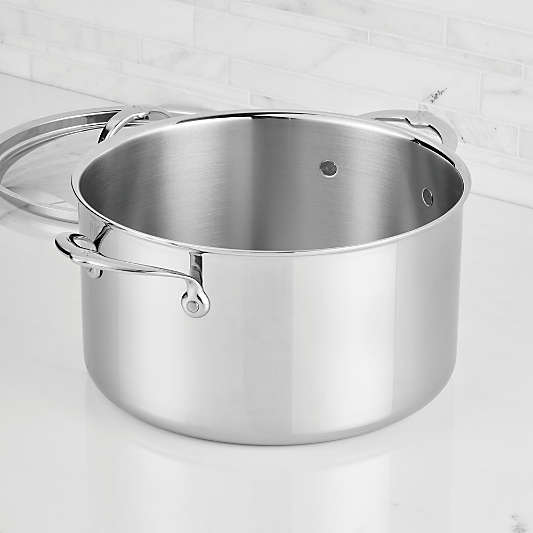 Hestan Probond Luxe 12-Qt. Stainless Steel Stockpot with Lid