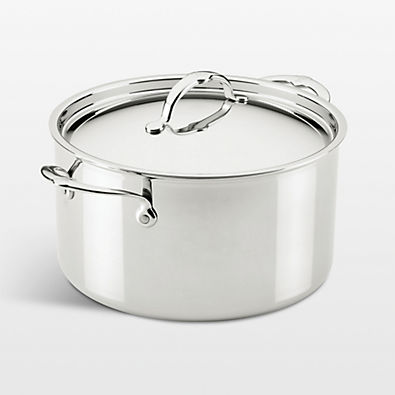 View Hestan Probond Luxe 12-Qt. Stainless Steel Stockpot with Lid details