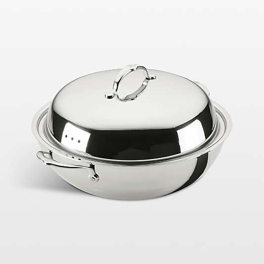 Hestan Probond Luxe 14" Stainless Steel Wok with Lid