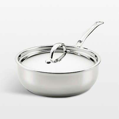 Hestan Probond Luxe 2-Qt. Stainless Steel Saucier with Lid