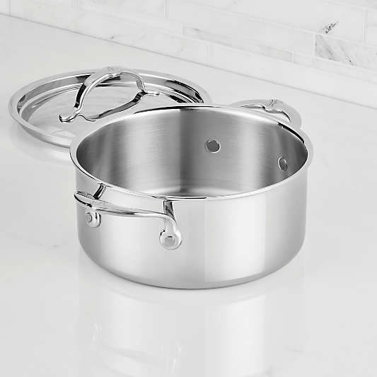 Hestan Probond Luxe 3-Qt. Stainless Steel Soup Pot with Lid