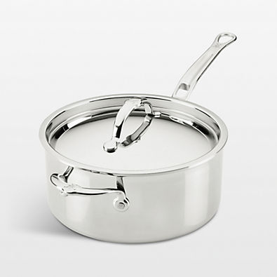 View Hestan Probond Luxe 4-Qt. Stainless Steel Saucepan with Lid details