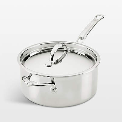Hestan Probond Luxe 4-Qt. Stainless Steel Saucepan with Lid