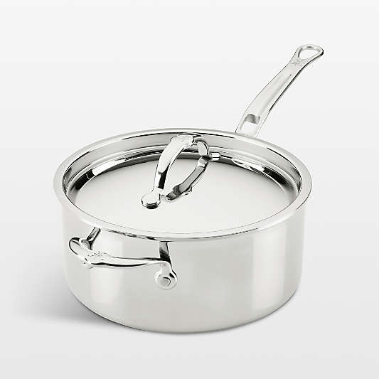 Hestan Probond Luxe 4-Qt. Stainless Steel Saucepan with Lid