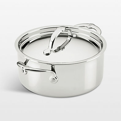 View Hestan Probond Luxe 4-Qt. Stainless Steel Soup Pot with Lid details