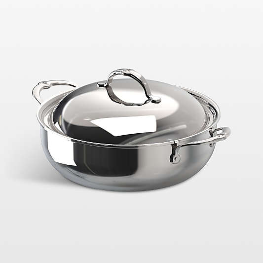 Hestan Probond Luxe Stainless Steel Dutch Oven with Lid
