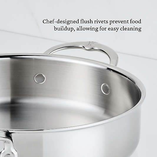 Hestan Probond Luxe 9-Qt. Stainless Steel Rondeau with Lid