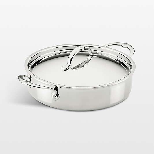 Hestan Probond Luxe 6-Qt. Stainless Steel Rondeau with Lid