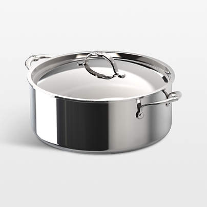 Hestan Probond Luxe 9-Qt. Stainless Steel Rondeau with Lid
