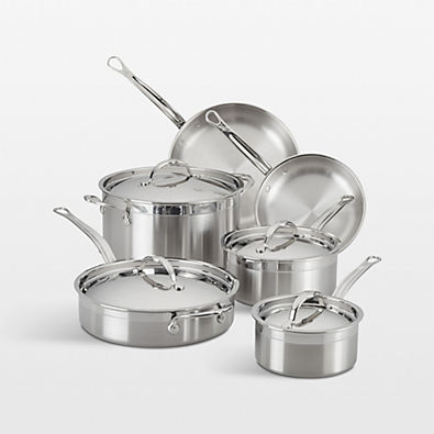 View Hestan ProBond Forged Stainless Steel 10-Piece Cookware Set details