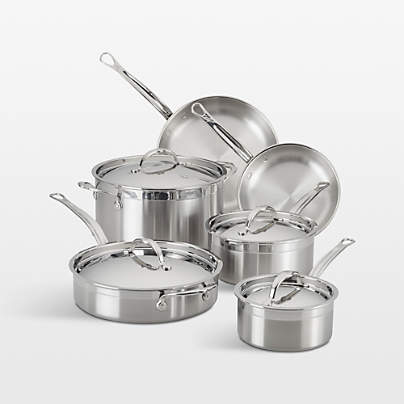 Hestan ProBond Forged Stainless Steel 10-Piece Cookware Set