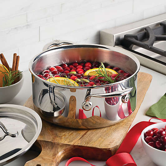 Hestan Probond Luxe 3-Qt. Stainless Steel Soup Pot with Lid