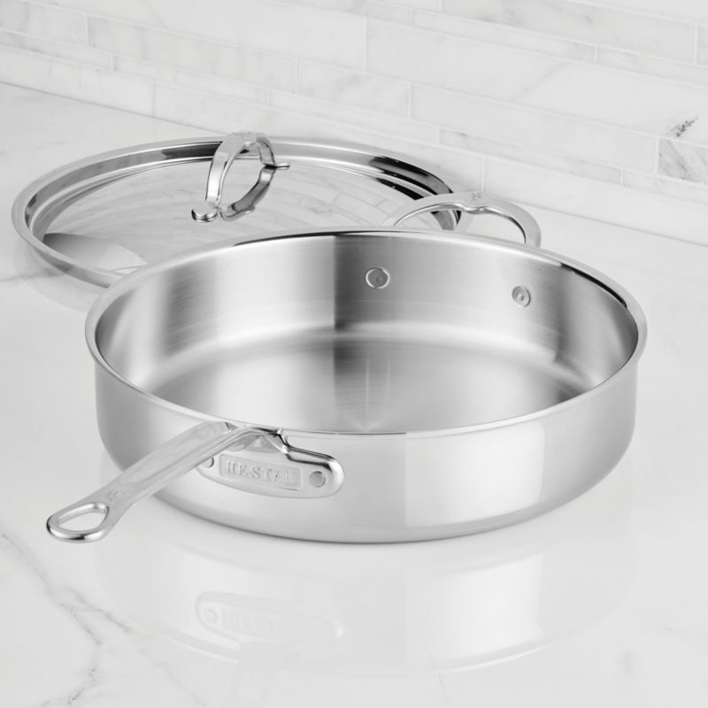 Hestan Probond Luxe 5-Qt. Stainless Steel Saute Pan with Lid - image 5 of 10