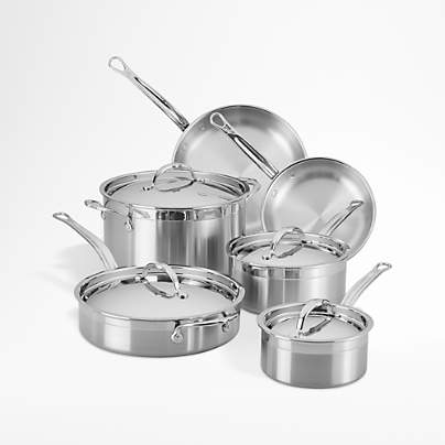 Hestan ProBond Stainless Steel 10-Piece Cookware Set