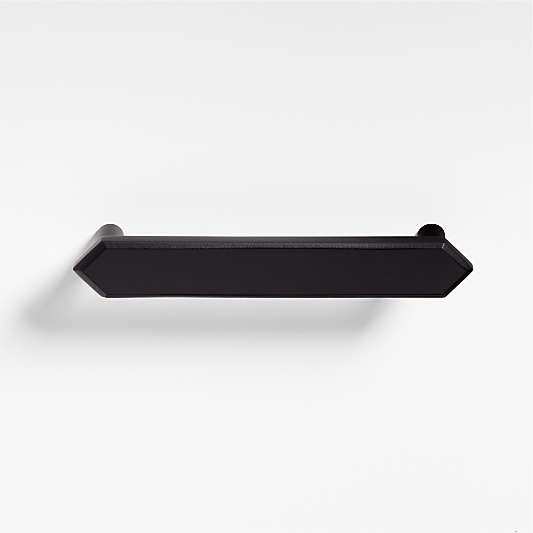 Hex 4" Black Bar Pull