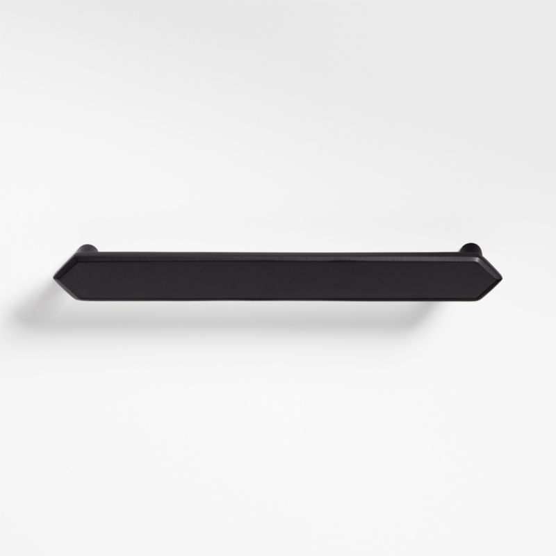 Hex 6" Black Bar Pull