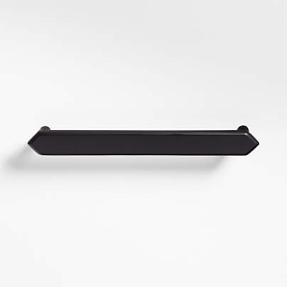 Hex 6" Black Bar Pull